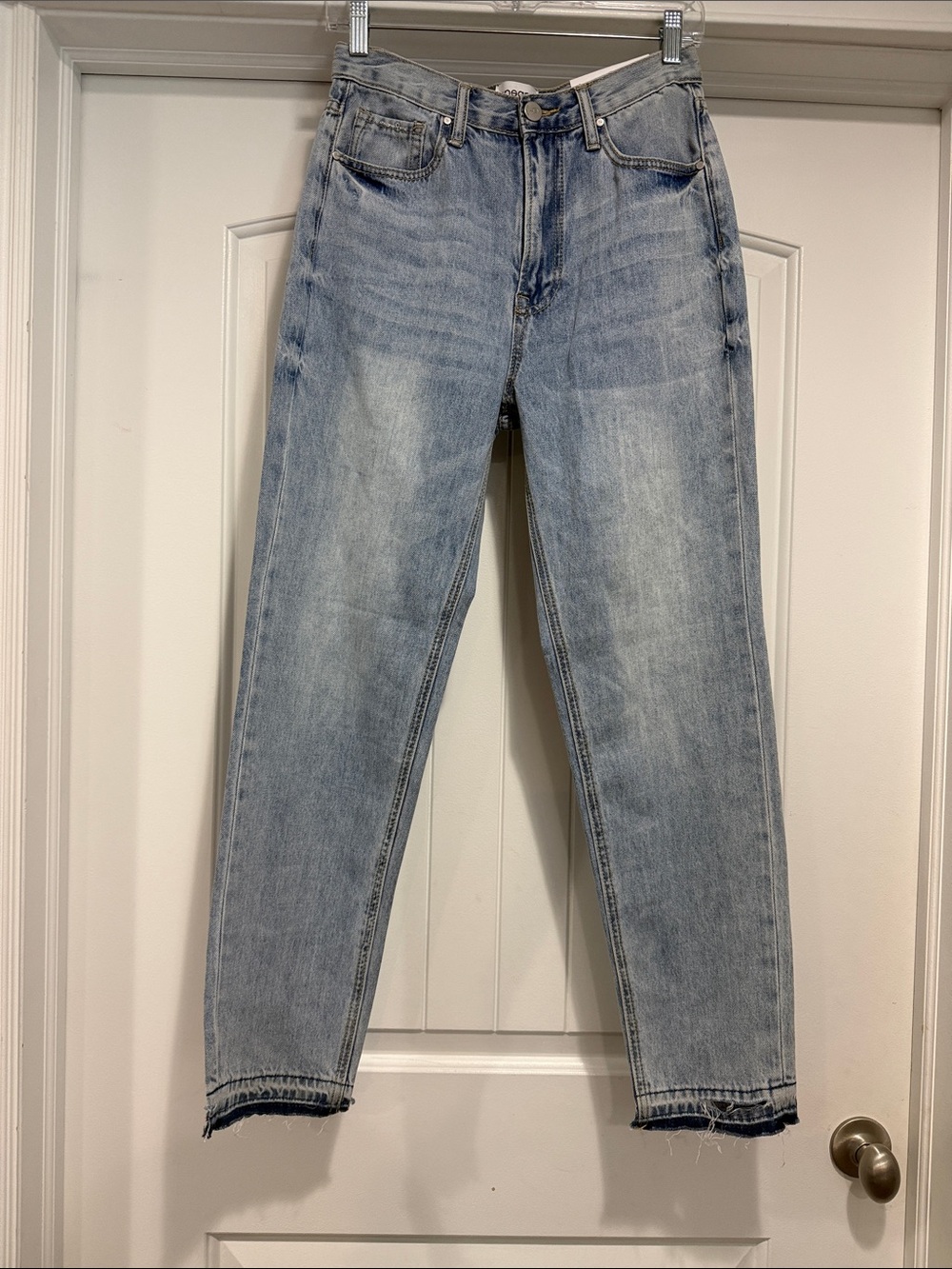 Insane Oene Light Wash Women's High Rise Girlfriend Jeans Sz 27/7.
